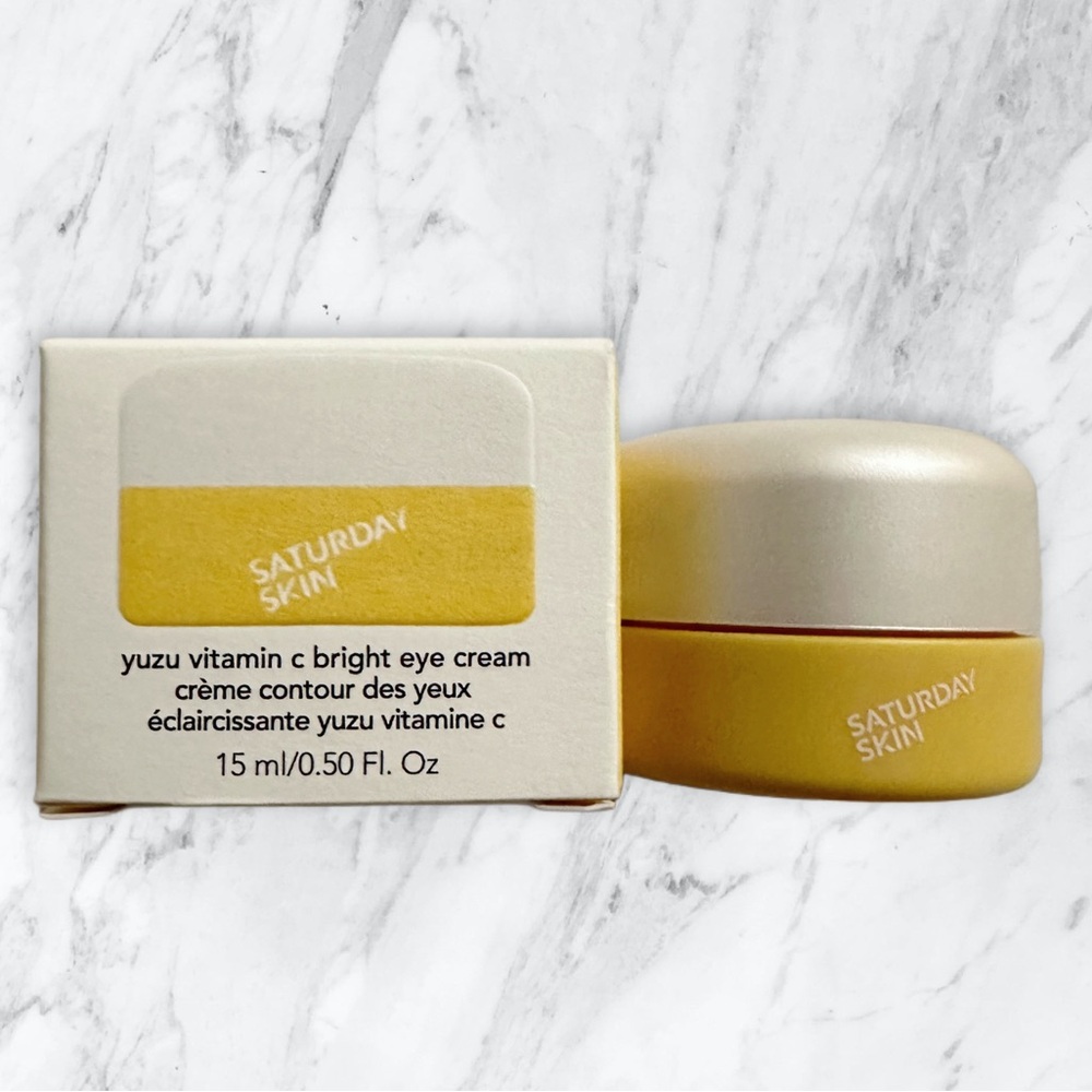 Saturday Skin yuzu vitamin c bright eye cream